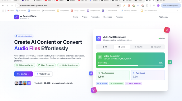 AI Content Generator — Marketing copy on demand